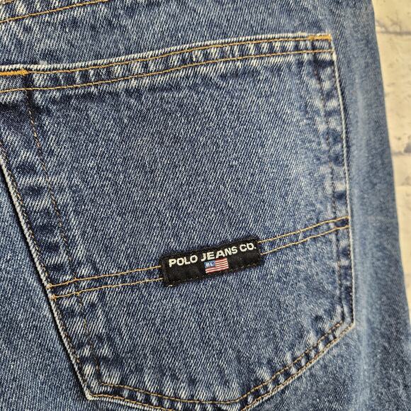 Polo Ralph Lauren Jeans Men 38 X 30 The Big Jean Relaxed Straight Denim USA - Picture 5 of 7